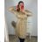 Tunic / blouse long sleeve women's oversized (3XL / 4XL ONE SIZE) ITALIAN FASHION IMWQ23170 black 3xl / 4xl