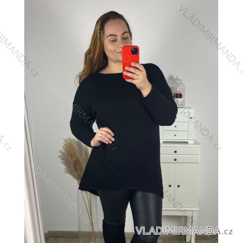 Sweater oversize long sleeve women's oversized (XL / 2XL ONE SIZE) ITALIAN MODA IM721350