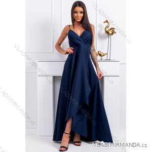 Women's Plus Size (42-46) Long Elegant Party Sleeveless Dress POLISH FASHION PMLBC23265-10