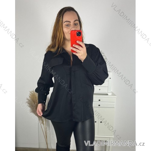 Women's Plus Size Short Sleeve Dress (3XL/4XL ONE SIZE) ITALIAN FASHION IMWT23201 2XL/3XL black