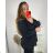 Women's Plus Size Short Sleeve Dress (3XL/4XL ONE SIZE) ITALIAN FASHION IMWT23201 2XL/3XL black