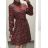 Women's Elegant Long Sleeve Dress (S/M ONE SIZE) ITALIAN FASHION IMM23M56723