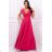 Long elegant sleeveless dress for women, plus size (36-52) POLISH FASHION PMLBF24GALA10 fuchsia 38