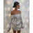 Women's strapless short party dress (S/M ONE SIZE) ITALIAN FASHION IMPBB23A200591
