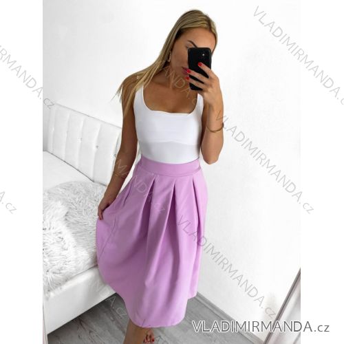Women's Medium Length Skirt (S/M ONE SIZE) ITALIAN FASHION IMM23HG4911