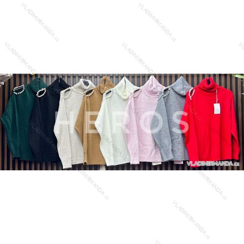 Šaty elegantní krátké dlouhý rukáv dámské (S/M ONE SIZE) ITALSKÁ MÓDA IMWC217235