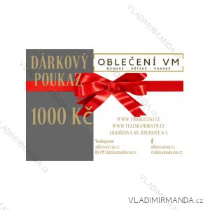 GIFT VOUCHER VALUE 1000 CZK