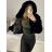 Women's Long Sleeve Jacket (S/M ONE SIZE) ITALIAN FASHION IMM23M2996 S/M black