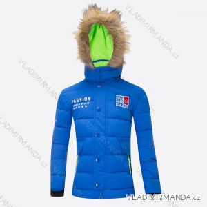 Winter jacket with hood children's ambulance (116-146) WOLF B2868