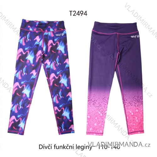 Leggings long weak child girl (98-128) WOLF T2981