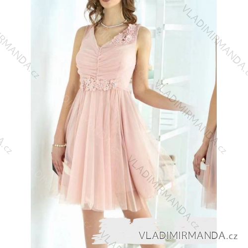 Elegant Sleeveless Ball Gown Lace (uni s-m) ITALIAN FASHION IM919919