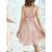 Elegant Sleeveless Ball Gown Lace (uni s-m) ITALIAN FASHION IM919919