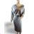 Classic short sleeve dress women (uni s-l) ITALIAN MODA IMC20206 S/M Emerald