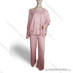 Summer elegant pants set and women's top (S / M ONE SIZE) ITALIAN FASHION IMWG221626