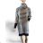 Dress sweater long sleeve ladies (uni sl) ITALIAN Fashion IM2188150 M / L Black and white