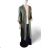 Women's Long Sleeve Knitted Cardigan (S/M ONE SIZE) ITALIAN FASHION IMWAD223390 XL/2XL blue