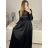 Women's Long Elegant Long Sleeve Dress (S/M ONE SIZE) ITALIAN FASHION IMPGM2316482 -   silver
 -   S / M