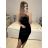 Women's Elegant Velvet Sleeveless Dress (S/M ONE SIZE) ITALIAN FASHION IMPMD2331459