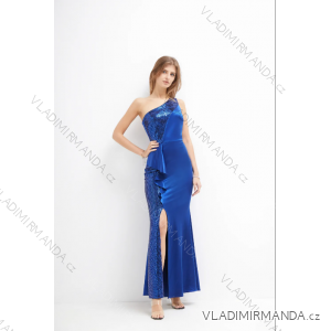 Women's Sleeveless Long Party Sequin Dress (S/M ONE SIZE) ITALIAN FASHION IMPSH245500