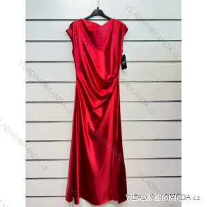 Women's Long Formal Short Sleeve Dress (S/M ONE SIZE) ITALIAN FASHION IMPSH2431290