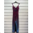 Women's Long Sleeve Party Dress (S/M ONE SIZE) ITALIAN FASHION IMPSH235429 red S / M