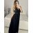 Women's Strapless Sparkly Party Long Dress (S/M ONE SIZE) ITALIAN FASHION IMPMD2336163