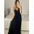 Women's Long Chiffon Short Sleeve Dress (S/M ONE SIZE) ITALIAN FASHION IMWGS231048