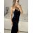 Women's Long Elegant Strapless Dress (S/M ONE SIZE) ITALIAN FASHION IMPMD23333 S/M red