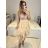 Women's Long Chiffon Short Sleeve Dress (S/M ONE SIZE) ITALIAN FASHION IMWGS231048 S/M Emerald