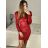 Women's Knitted Sweater Dress Set (S/M ONE SIZE) ITALIAN FASHION IMWE223972