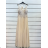 Women's Long Strapless Sequin Party Dress (S/M ONE SIZE) ITALIAN FASHION IMPSH233348 Light blue S / M