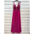 Women's Long Strapless Sequin Party Dress (S/M ONE SIZE) ITALIAN FASHION IMPSH233348 Light blue S / M