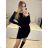 Women's Long Sleeve Knitted Dress (S/M ONE SIZE) ITALIAN FASHION IMPMD231039X