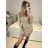 Women's Long Sleeve Knitted Dress (S/M ONE SIZE) ITALIAN FASHION IMPMD231039X