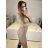 Women's Long Sleeve Knitted Dress (S/M ONE SIZE) ITALIAN FASHION IMPMD231039X