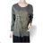Women's Plus Size Long Sleeve Tunic (3XL/4XL/5XL ONE SIZE) ITALIAN FASHION IM423550 khaki S/M
