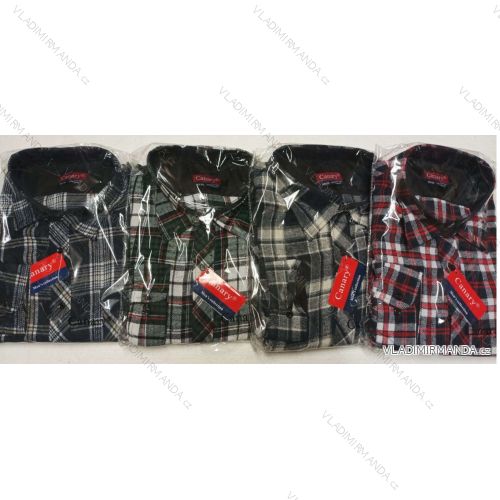 Flannel shirts long sleeve men (m-3xl) CANARY CANARY-25