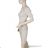 Women's Elegant Knitted Long Sleeve Dress (S/M ONE SIZE) ITALIAN FASHION IMPOC237091 béžová S/M