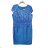 Women's short sleeve dress oversized (L-3XL) POLISH FASHION PMF20013, Colour   Royal blue, Size   46