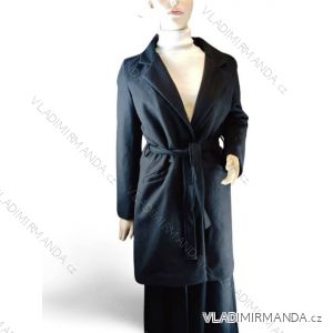 Women's Plus Size Fluffy Long Sleeve Coat (XL/2XL ONE SIZE) ITALIAN FASHION IMC23303