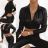 Women's Knitted Sweater Dress Set (S/M ONE SIZE) ITALIAN FASHION IMWE223972