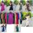 Women's Long Chiffon Short Sleeve Dress (S/M ONE SIZE) ITALIAN FASHION IMWGS231048