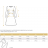 Women's Strapless Long Satin Party Dress (34-42) POLISH FASHION PMLEL24NATHALIE light grey 42