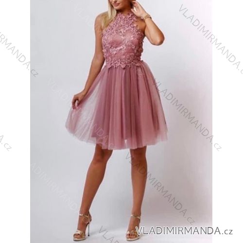 Elegant Sleeveless Ball Gown Lace (uni s-m) ITALIAN FASHION IM919919