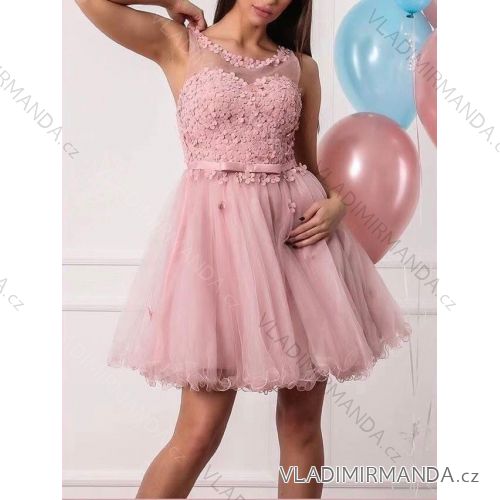 Elegant Sleeveless Ball Gown Lace (uni s-m) ITALIAN FASHION IM919919