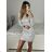 Women's Long Chiffon Short Sleeve Dress (S/M ONE SIZE) ITALIAN FASHION IMWGS231048