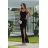 Women's Strapless Long Satin Party Dress (34-42) POLISH FASHION PMLEL24NATHALIE black 42