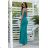 Women's Strapless Long Satin Party Dress (34-42) POLISH FASHION PMLEL24NATHALIE light green 38