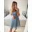 Women's Strapless Short Party Dress (S/M ONE SIZE) ITALIAN FASHION IMPSH23C662 dark green S / M