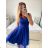 Women's Strapless Short Party Dress (S/M ONE SIZE) ITALIAN FASHION IMPSH23C662 dark green S / M